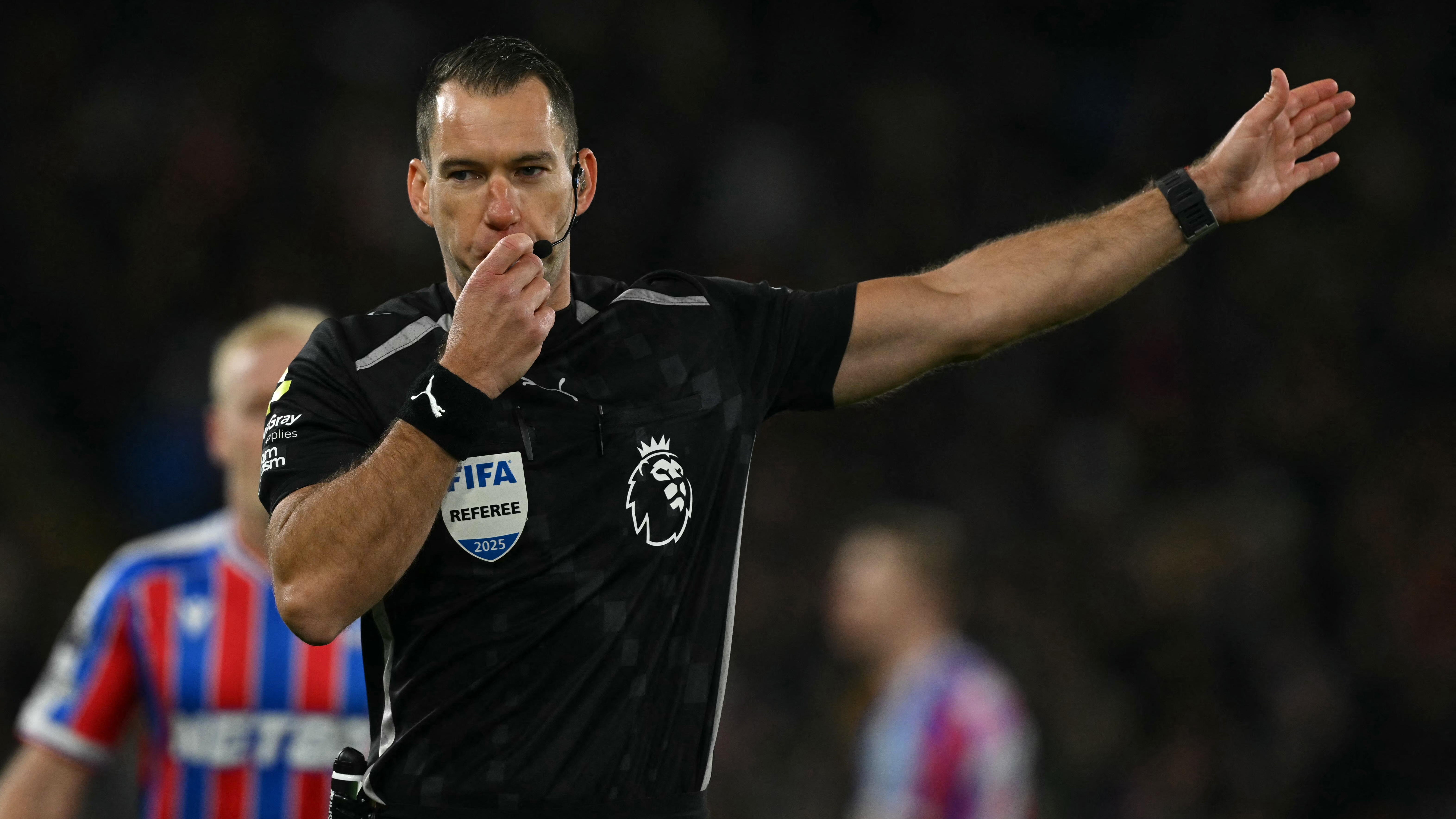 Referee Jarred Gillett 