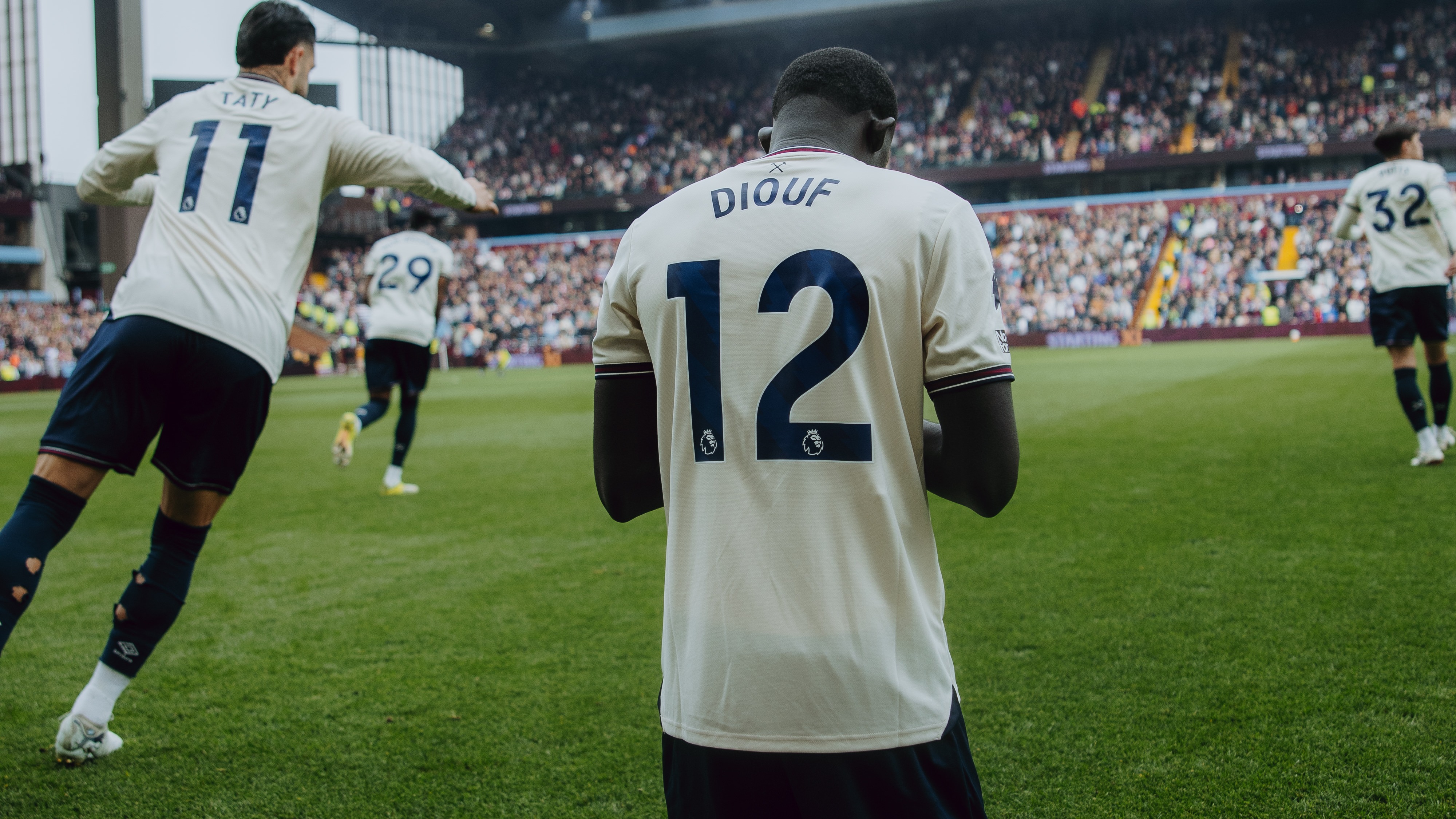 Diouf praying Burnley
