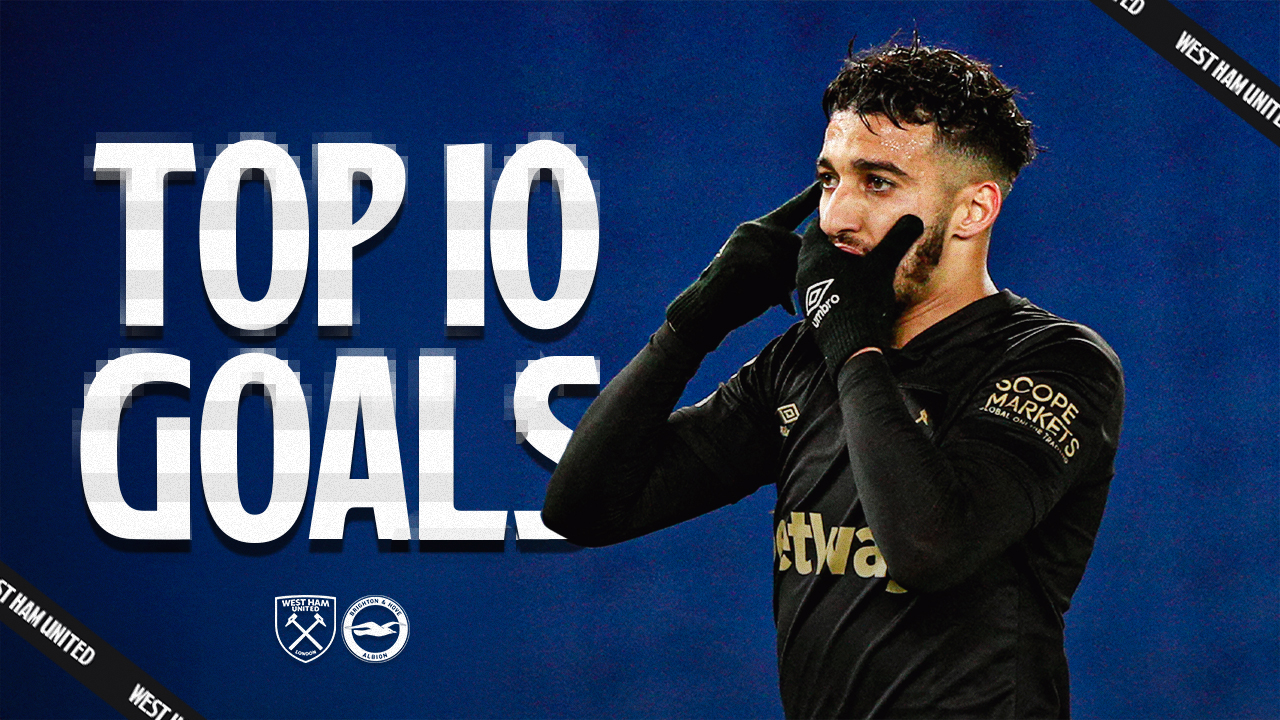 Brighton top ten goals