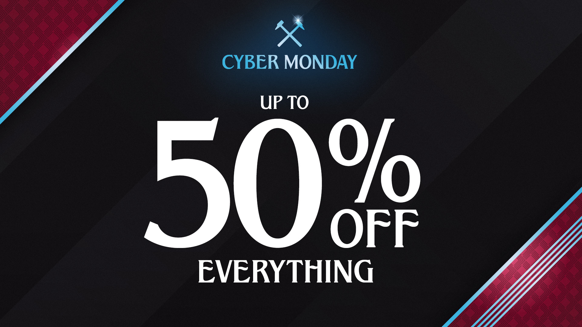 Cyber Monday 50% off