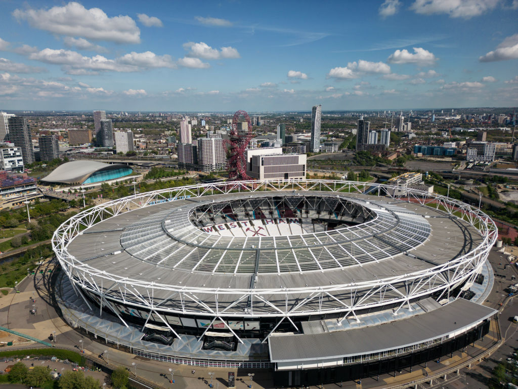 London Stadium aerial view