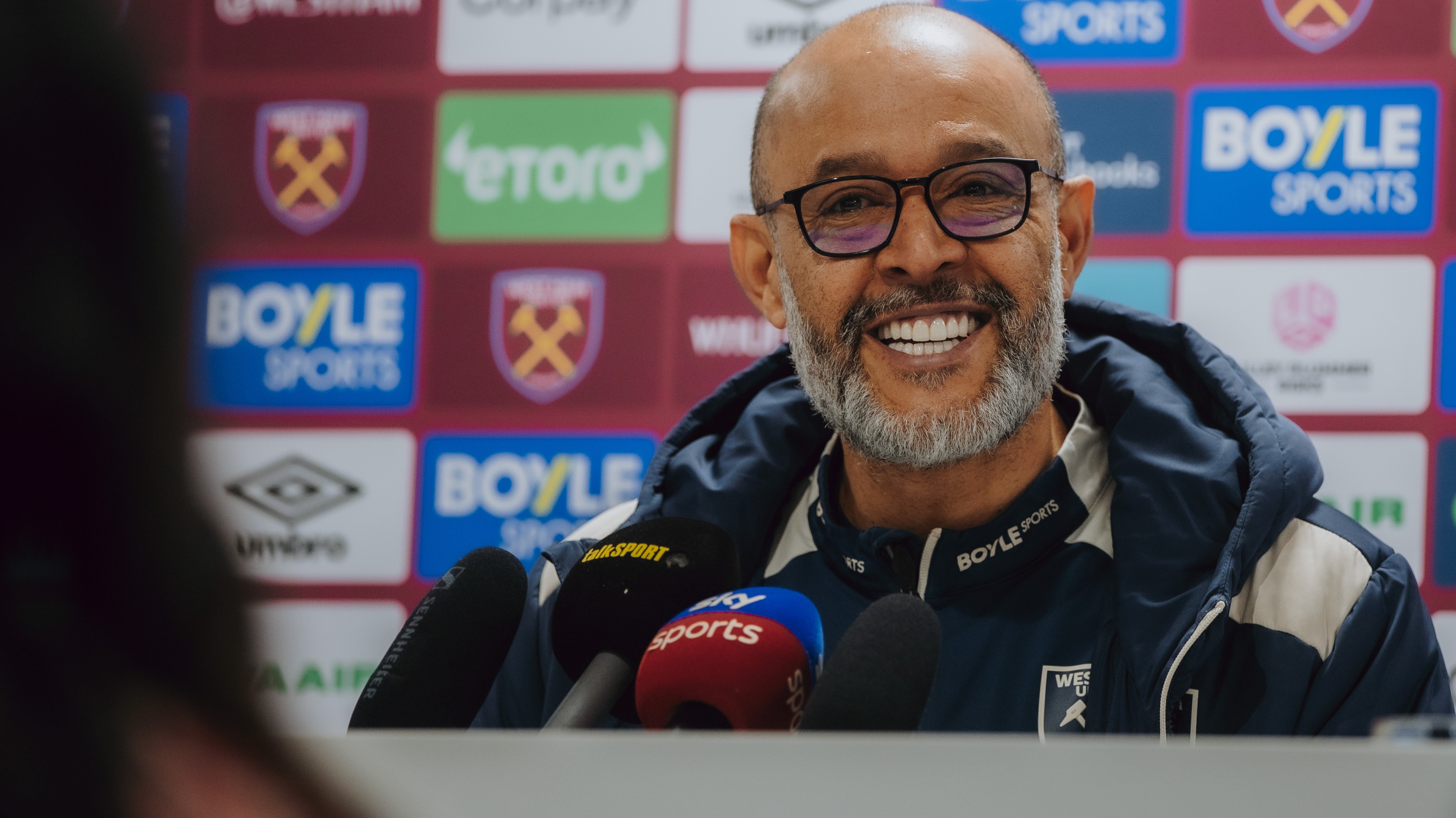Nuno Sunderland press conference