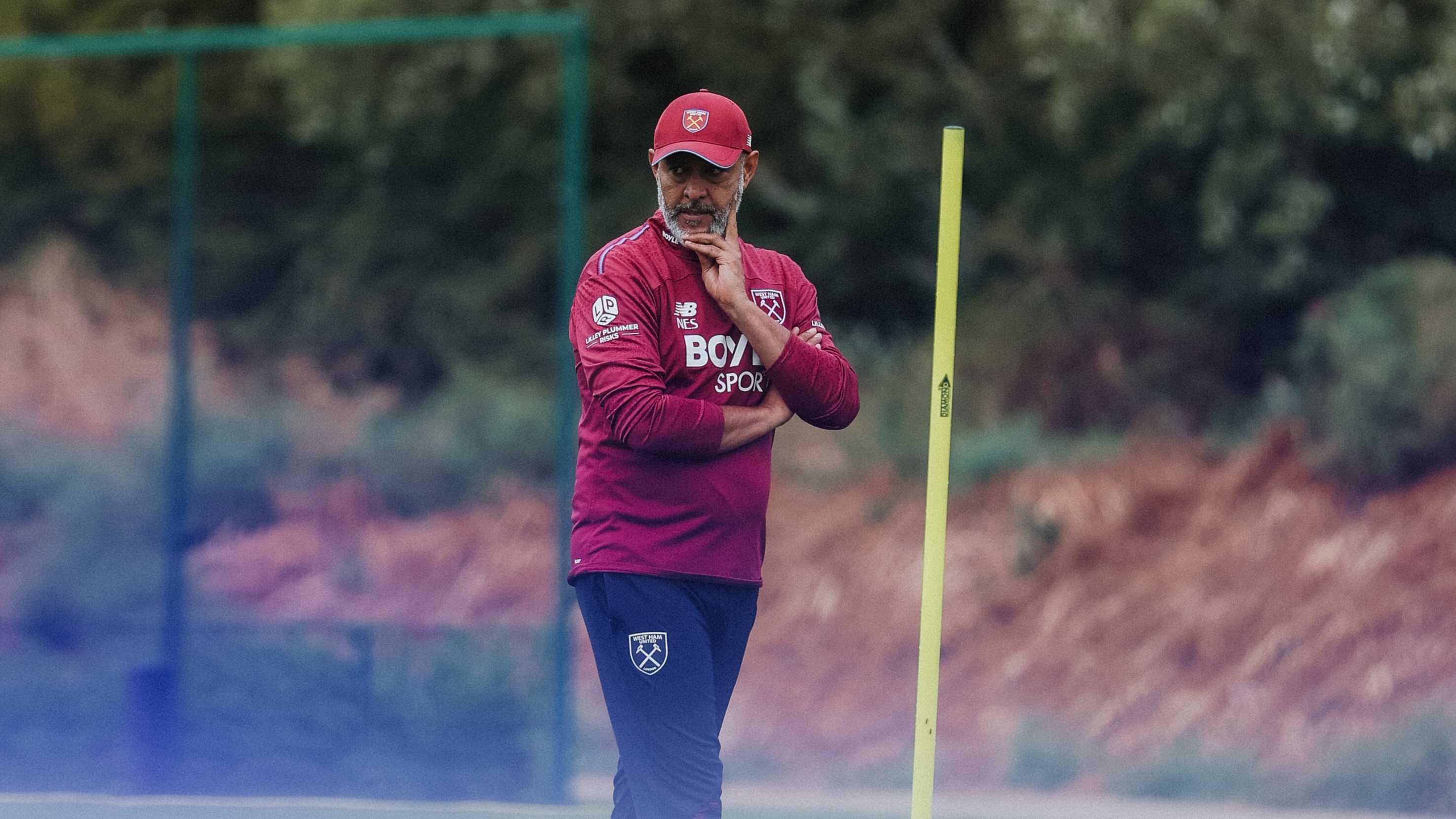 Nuno training pre-Charlton
