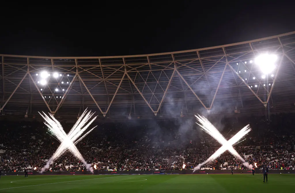 London Stadium GV fireworks