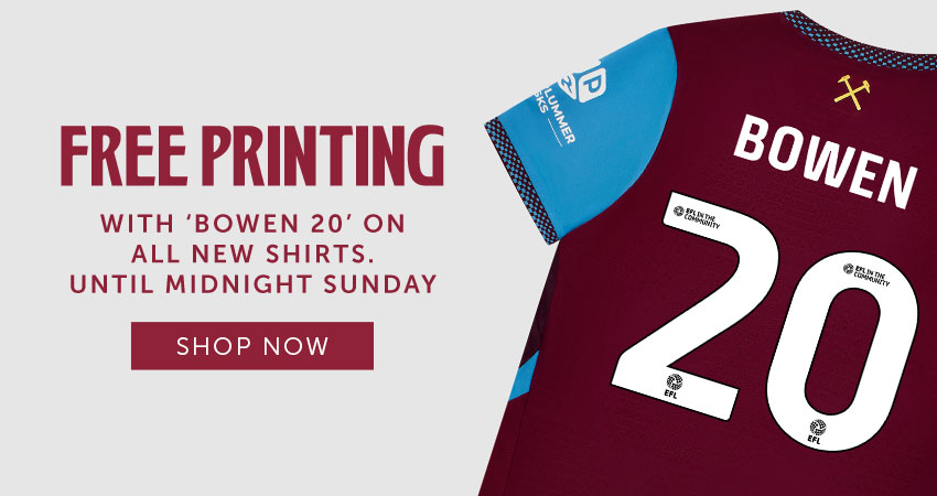 Free Jarrod Bowen Shirt Printing
