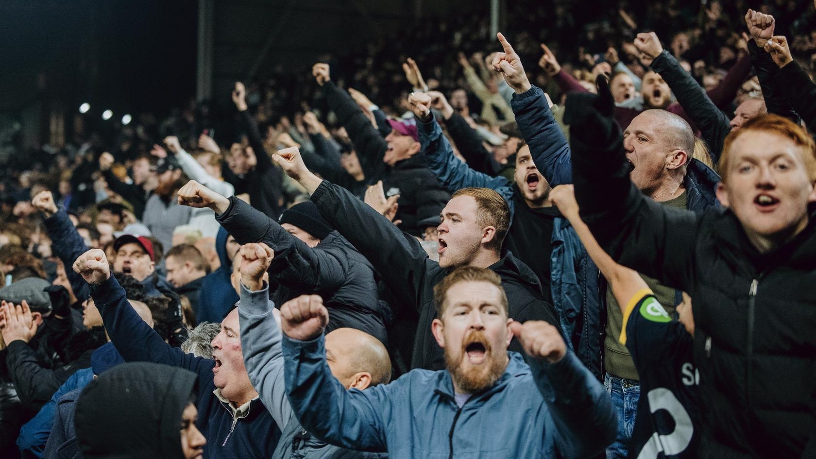 Fans at Fulham