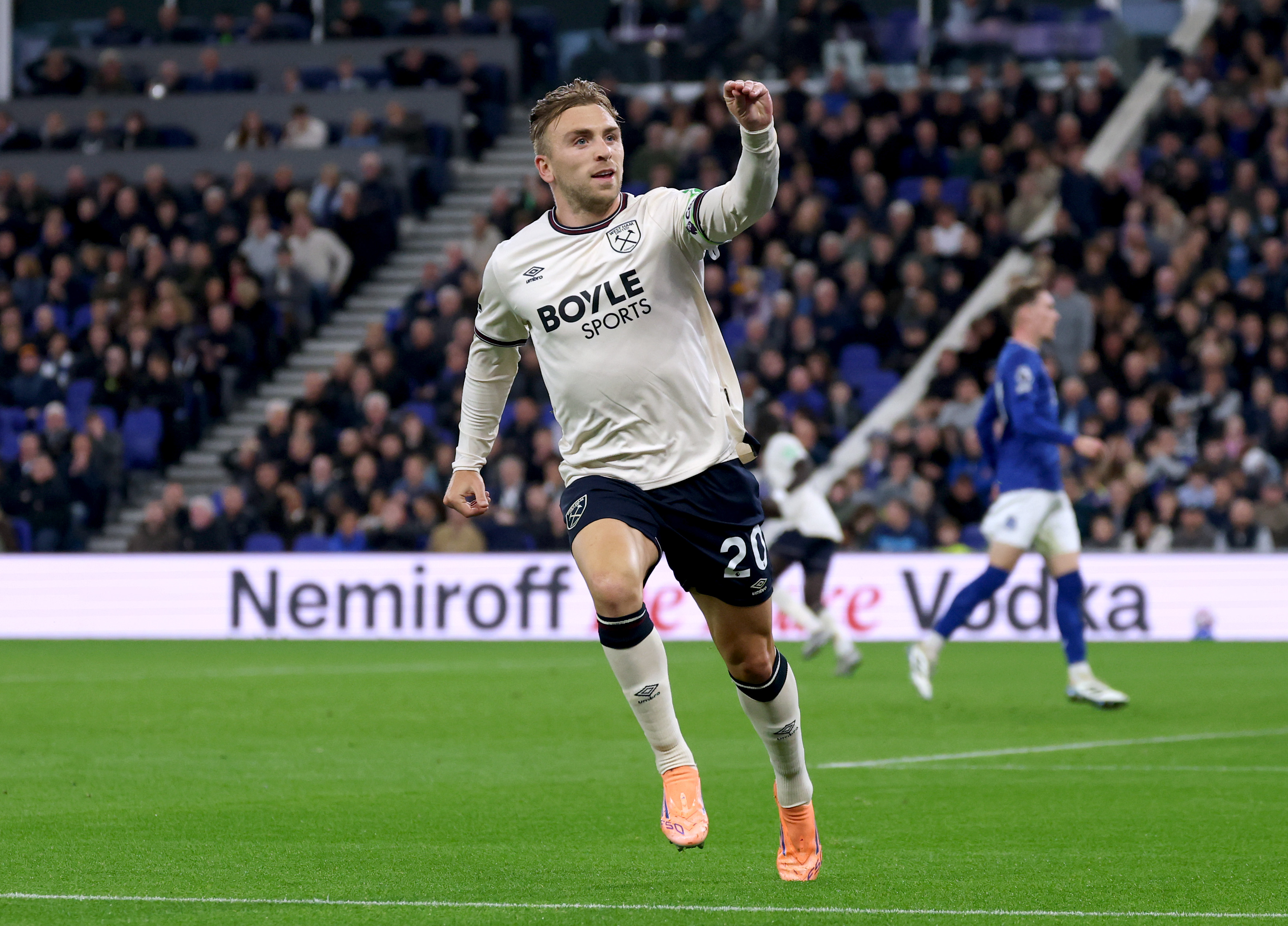 Jarrod Bowen Everton celebration