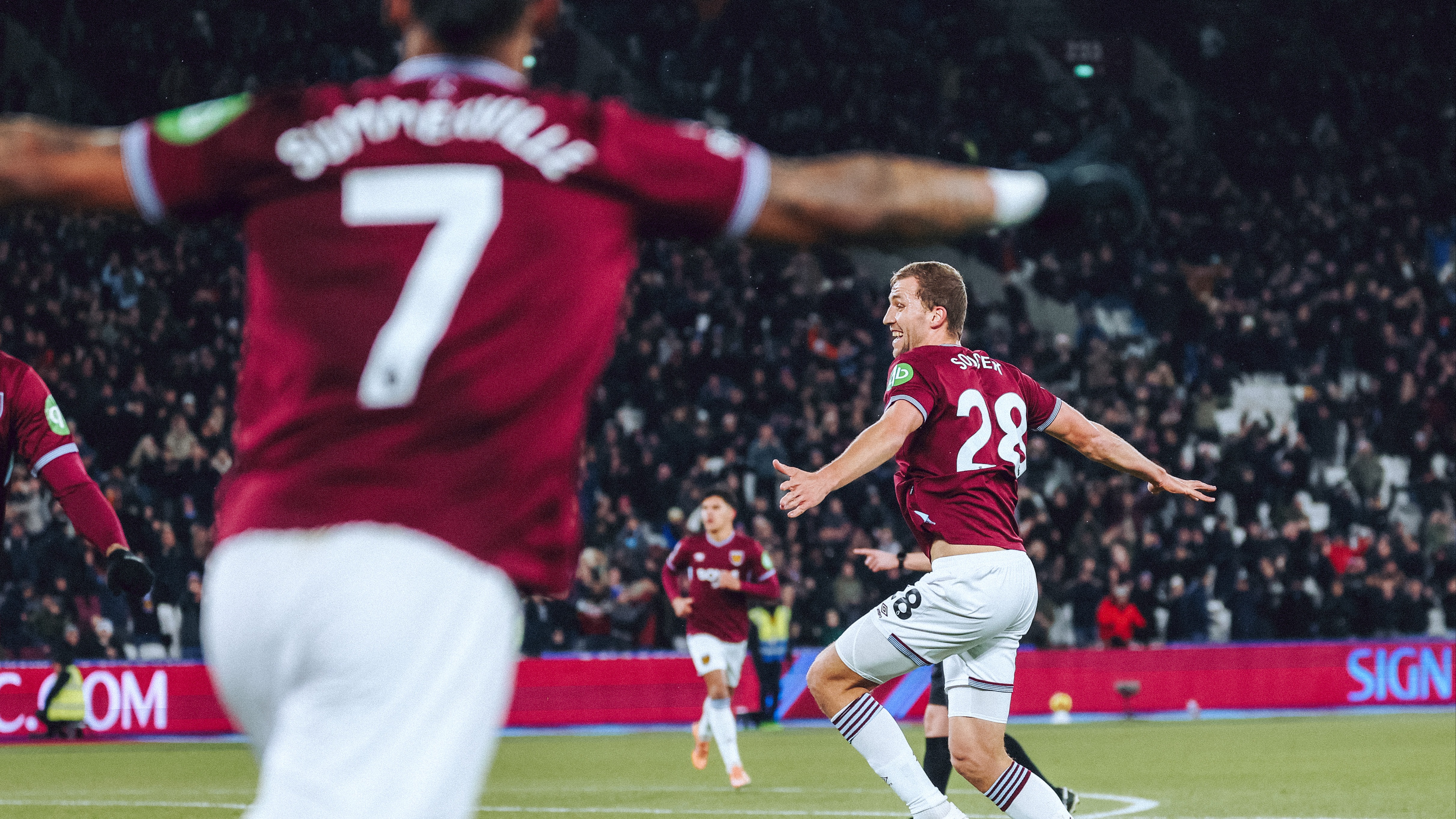 Soucek celebrates Jan 2026