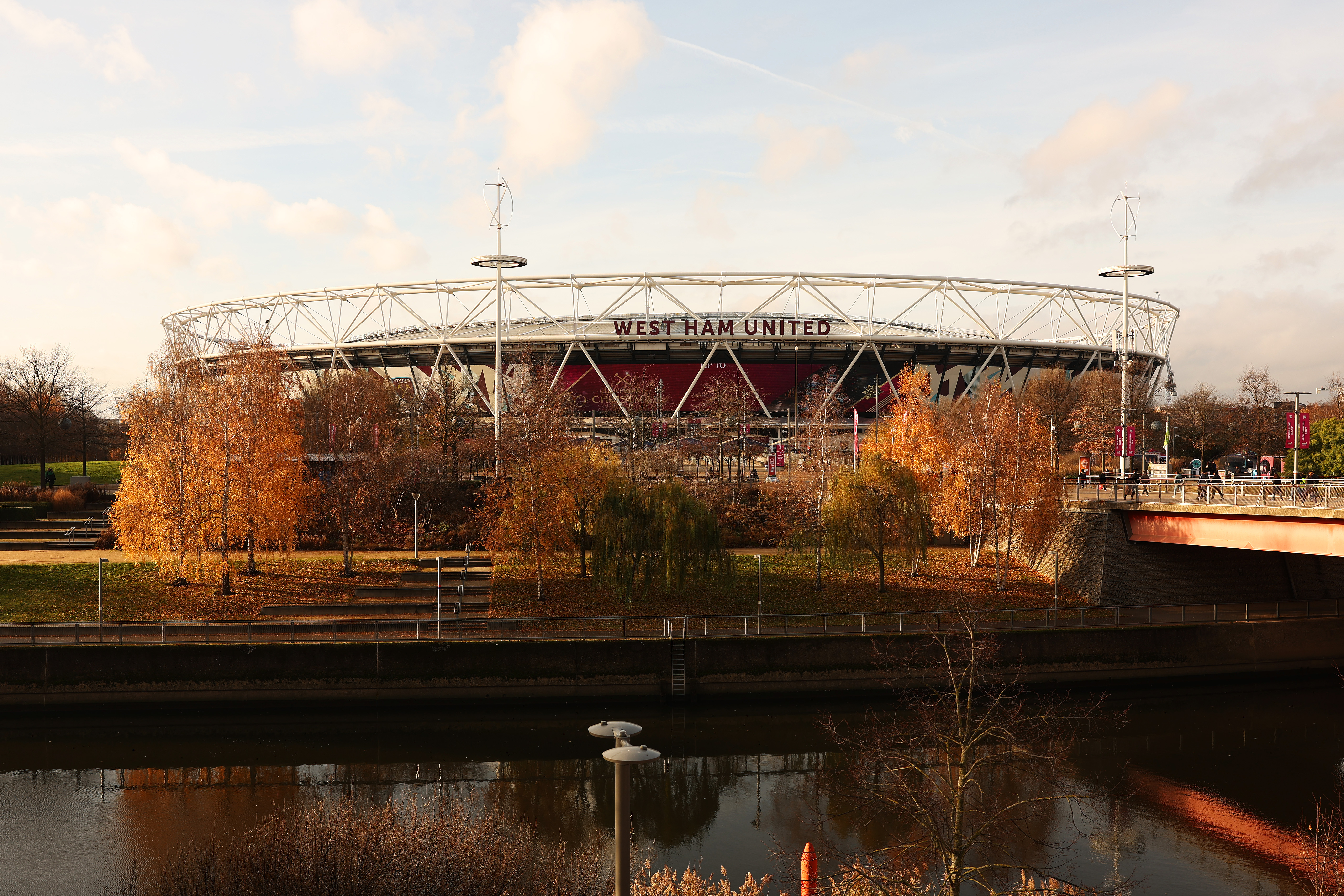 London Stadium external Aston Villa
