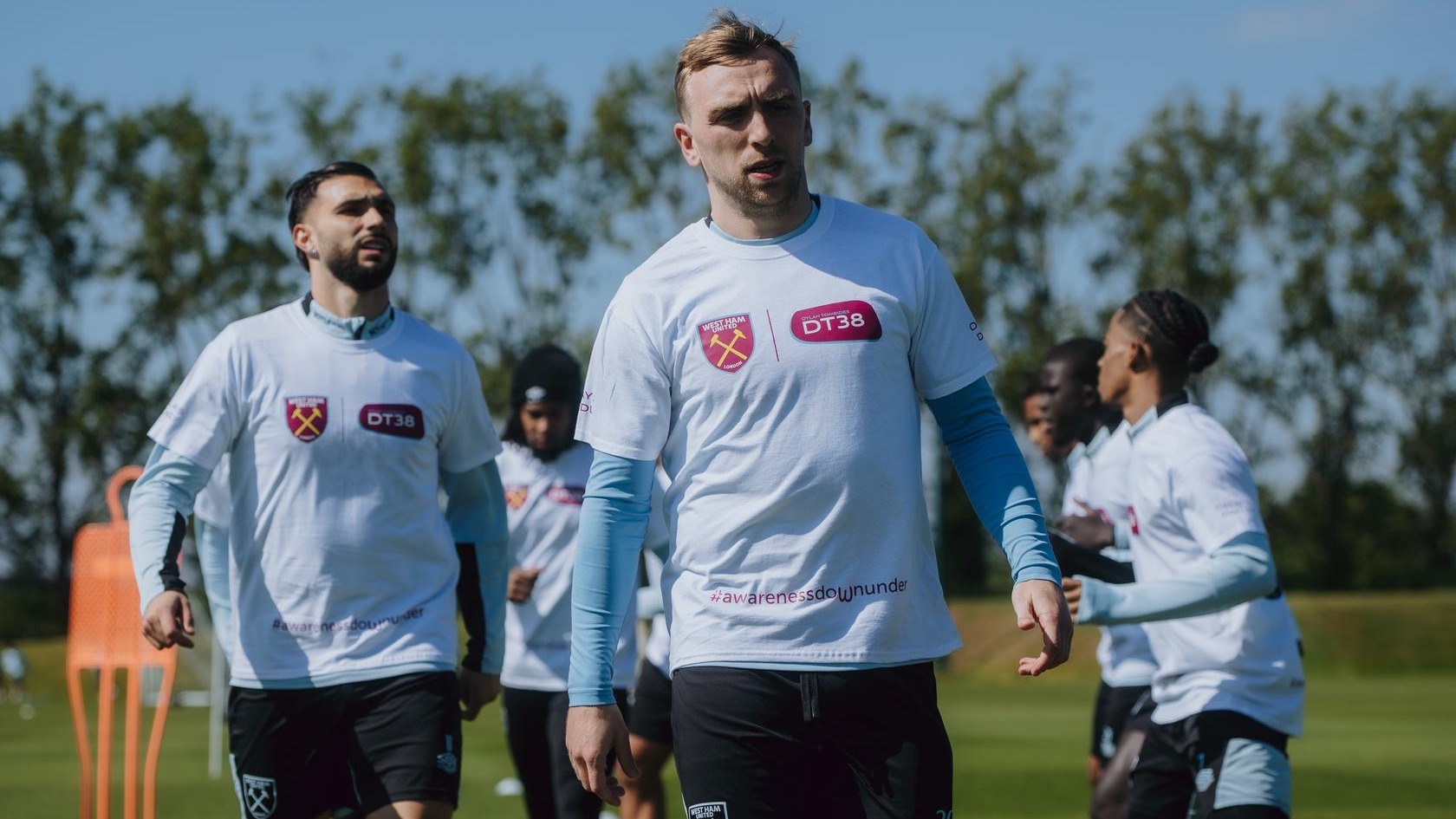 Jarrod Bowen in training