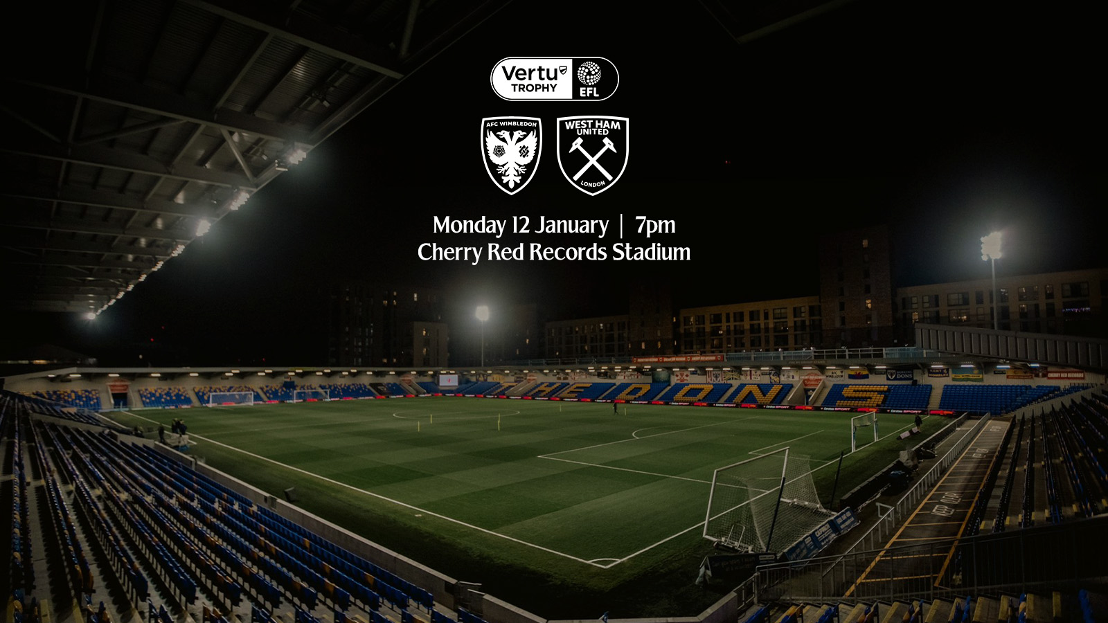 AFC Wimbledon v West Ham United U21s