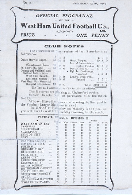 1919 Lincoln programme