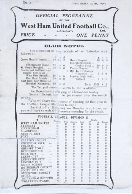 1919 Lincoln programme