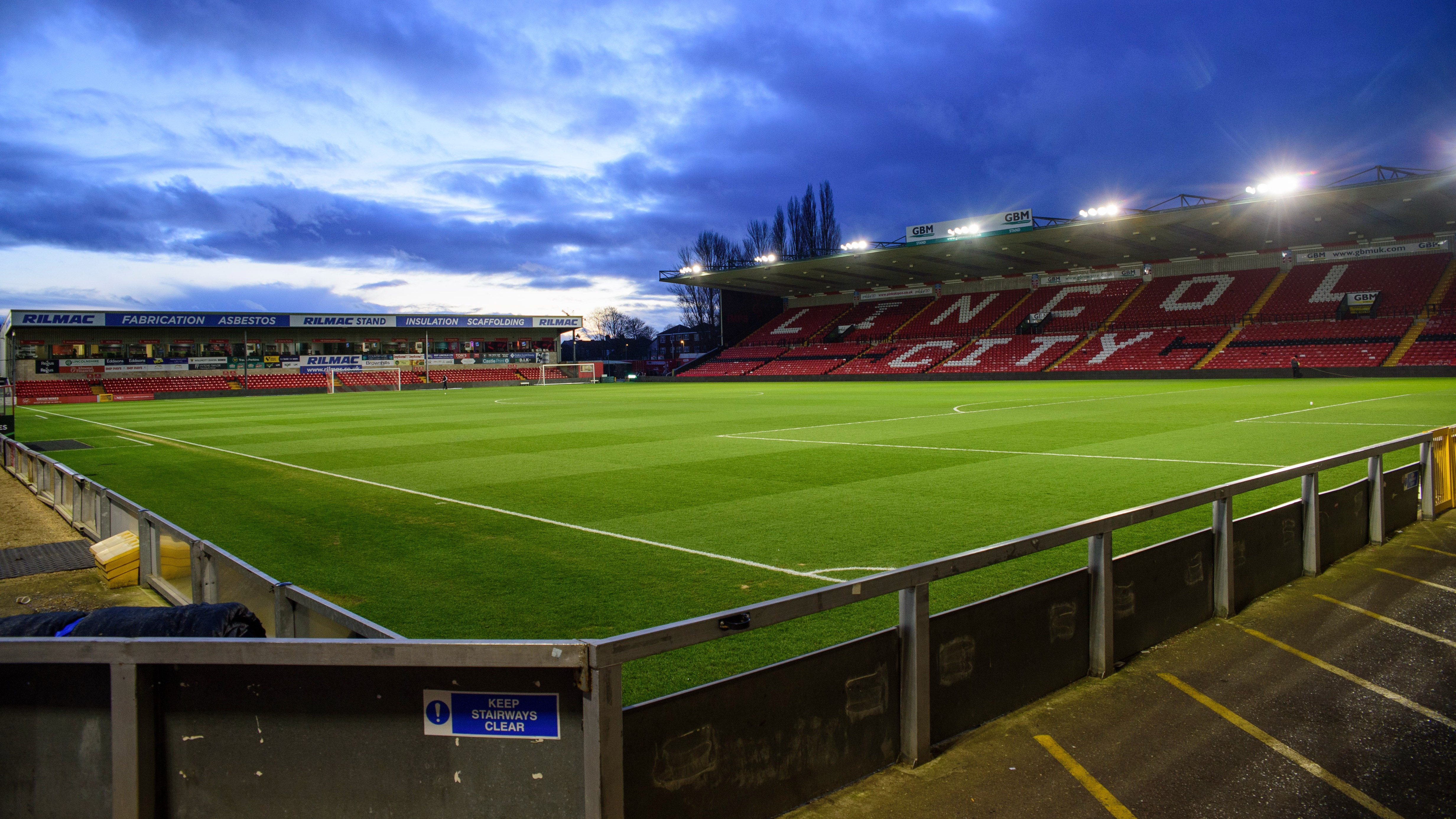 Sincil Bank Lincoln City general view