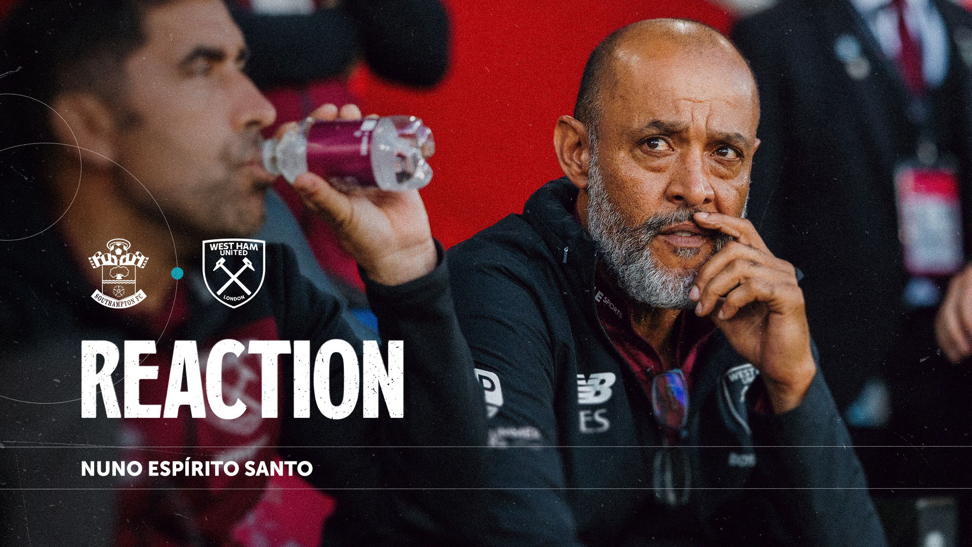 Nuno Southampton CC (a) reax