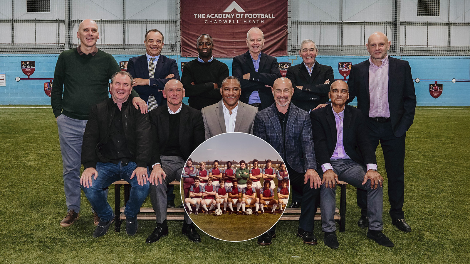 Wayne Reader and 1981 FA Youth Cup winning squad