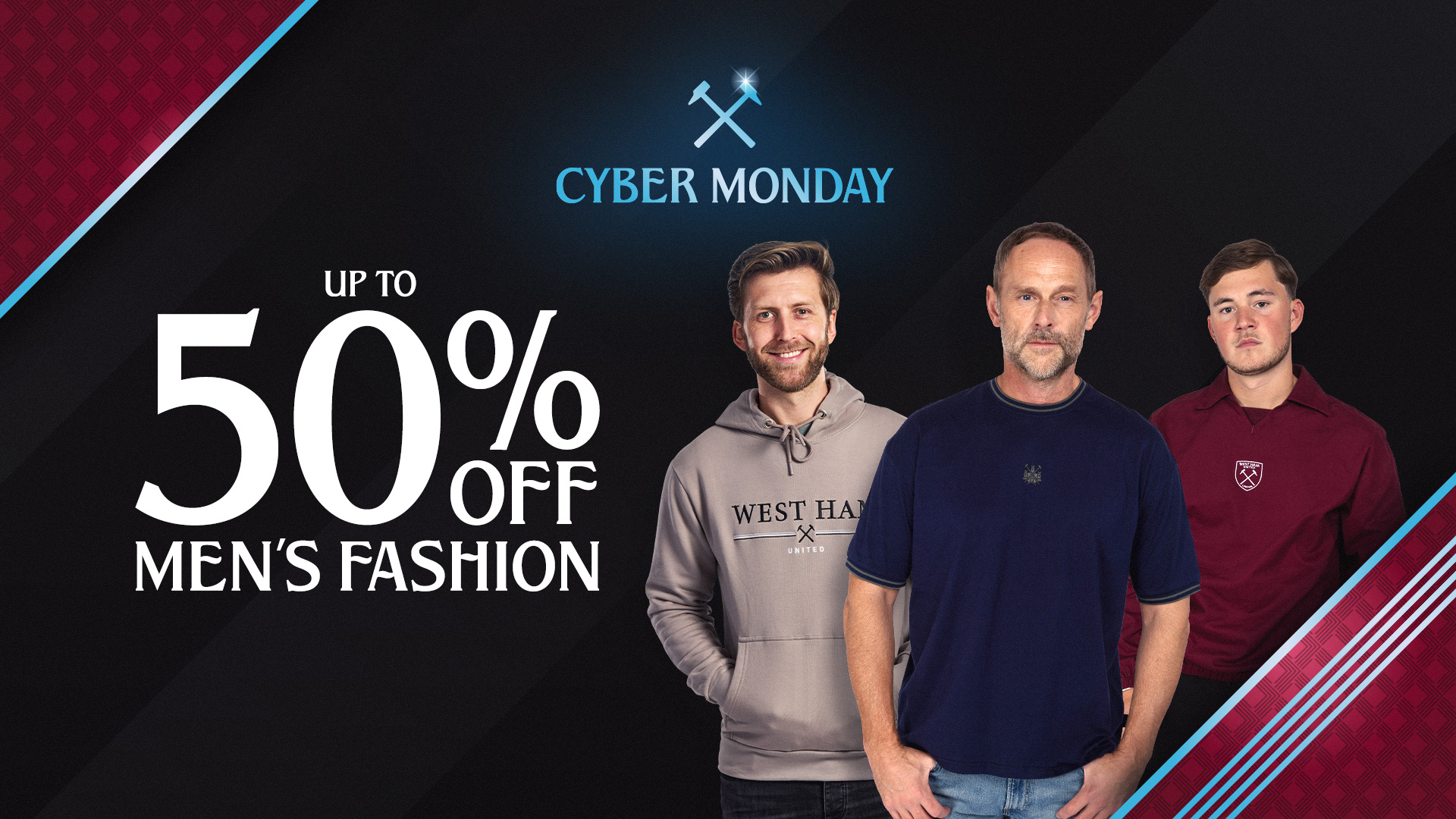 Cyber Monday men's fashion