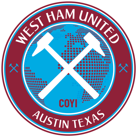 OSC Austin Texas West Ham Supporters Logo Image