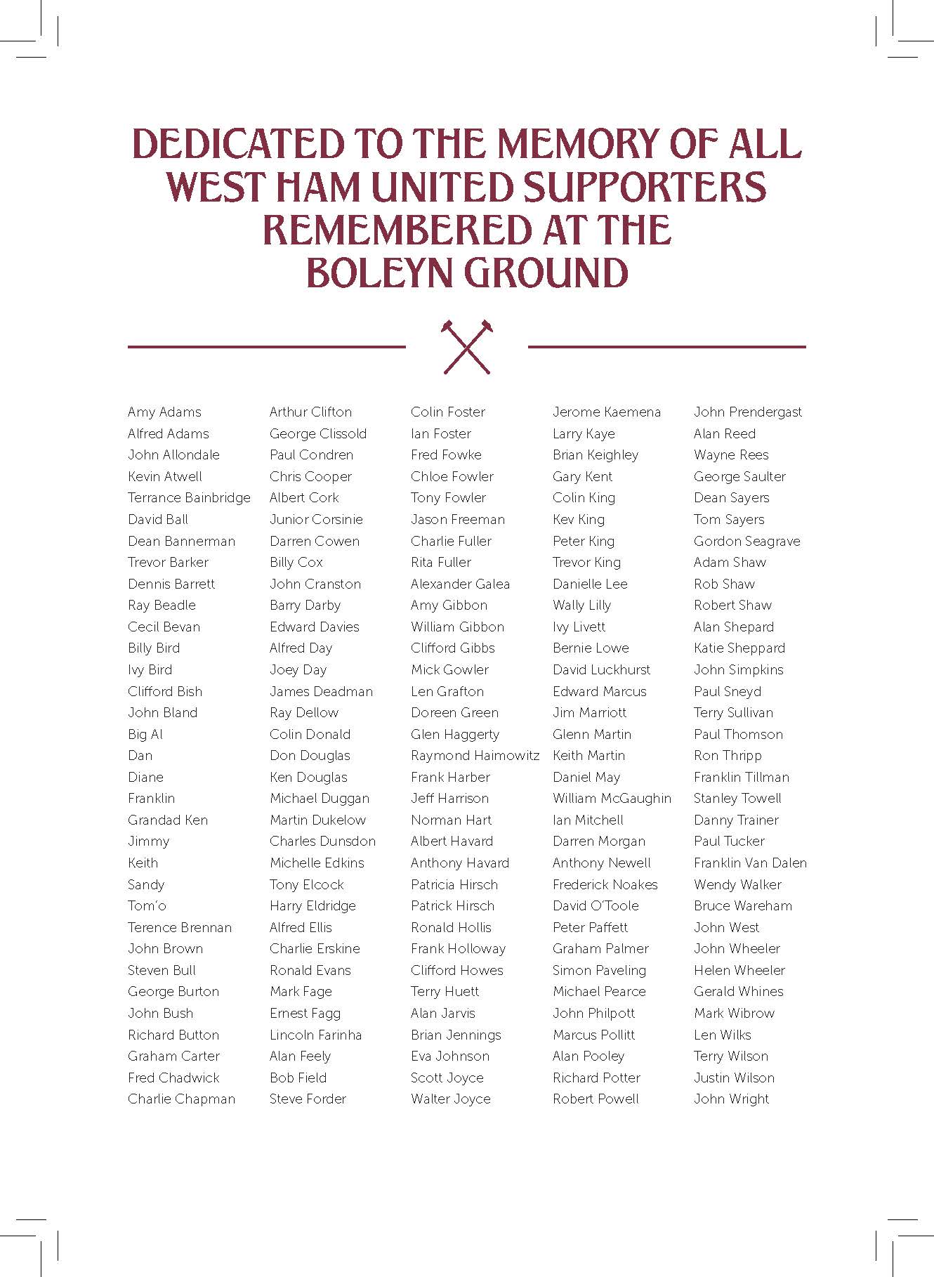 A tribute to loved ones image