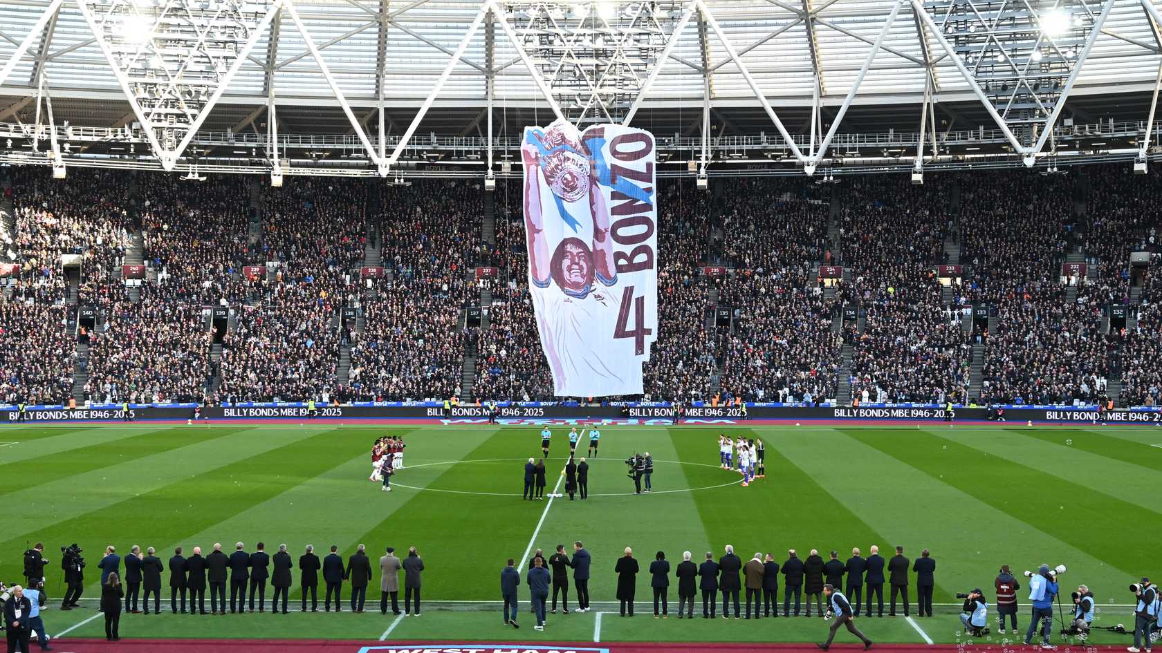 Billy Bonds tribute at London Stadium