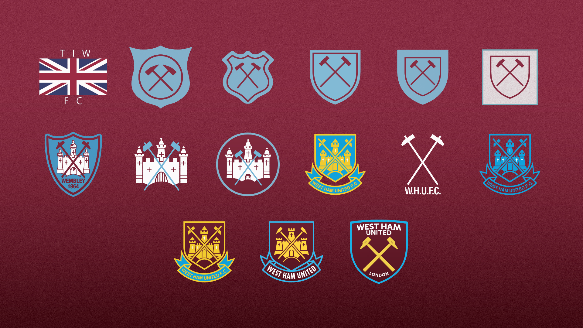 West Ham United Historic Crests